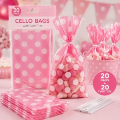 Pink and White Polka Dot 11.5